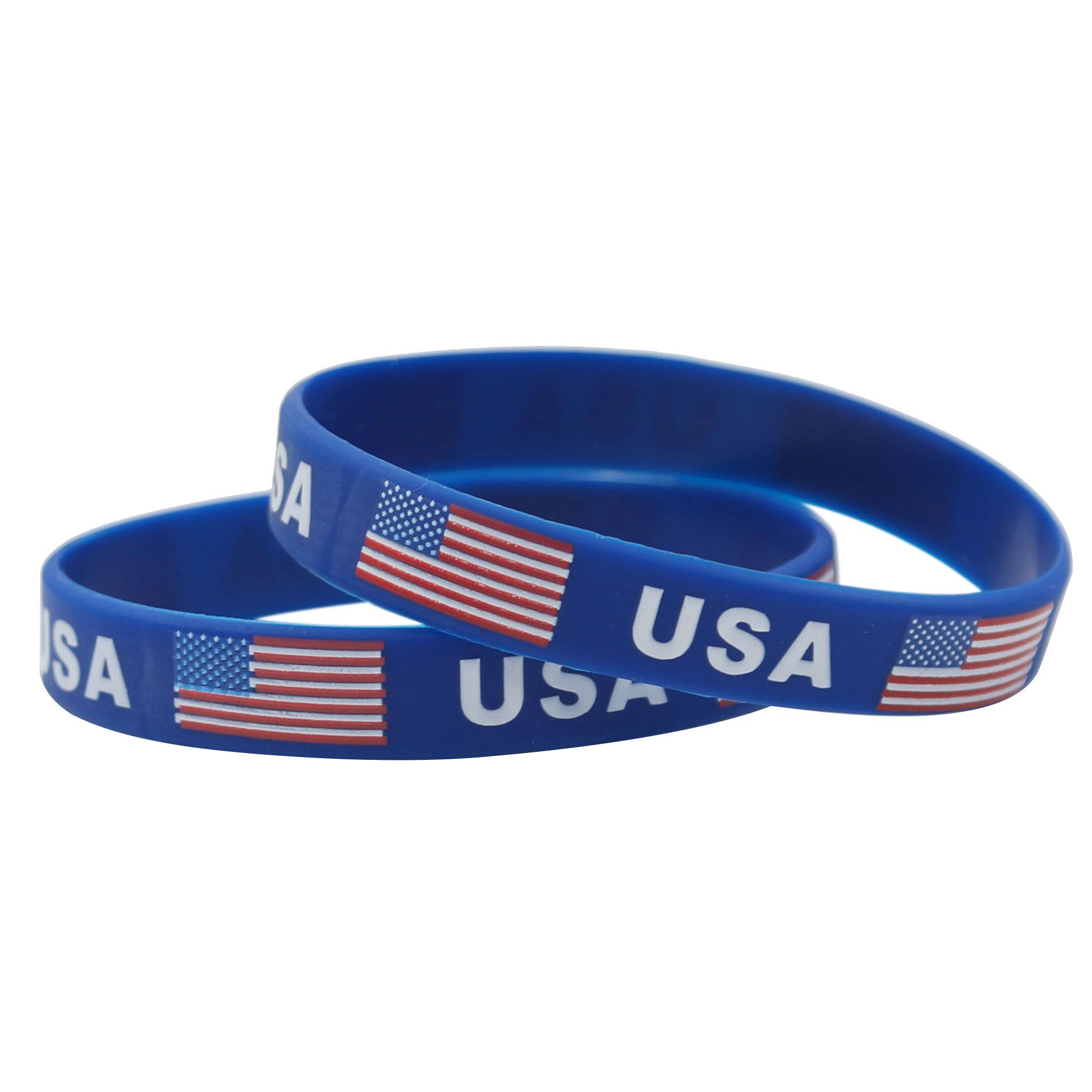 Women Accessories Usa - 2 szt. Bransoletki z flagą USA
