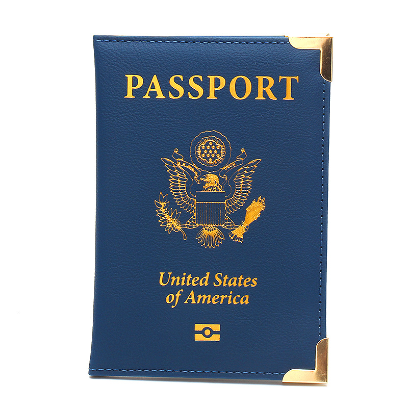Women Accessories Usa - Portfel podróżny z USA metalowe rogi