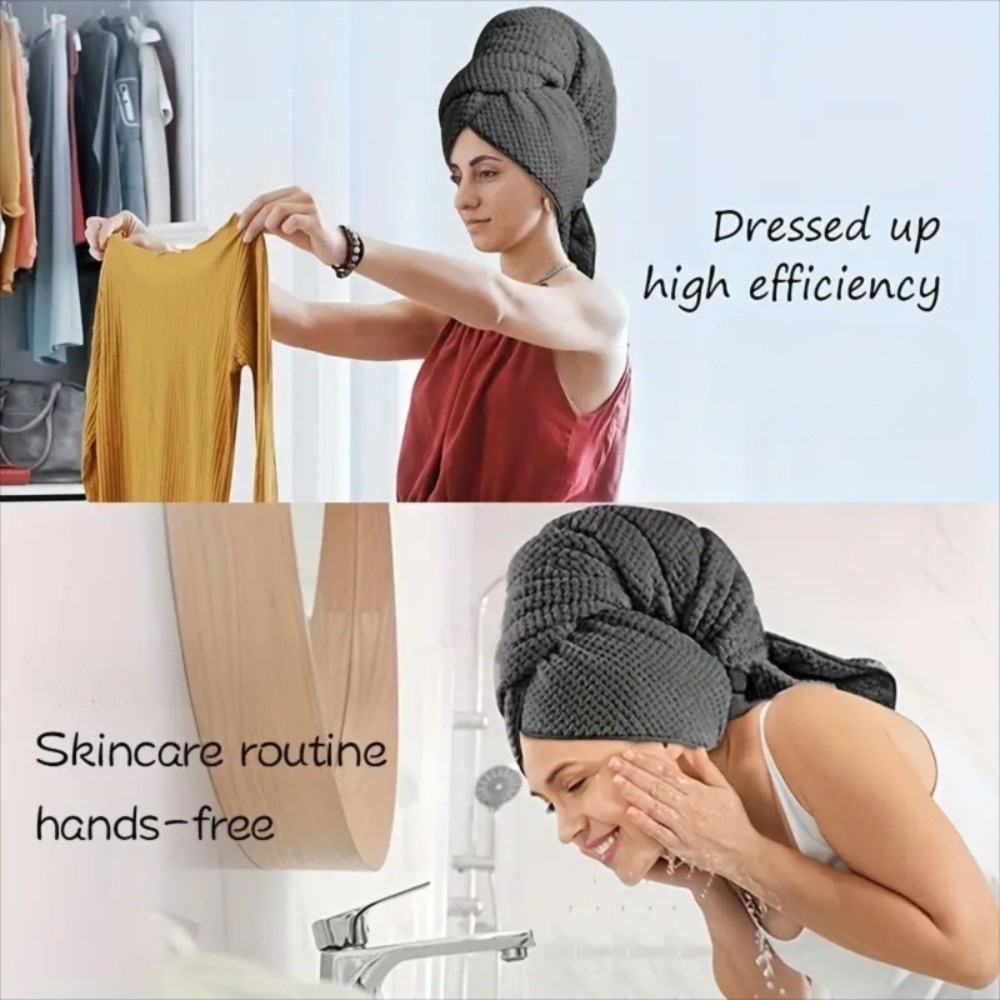 Hair Band Elastic - Ultra chłonny ręcznik do włosów z