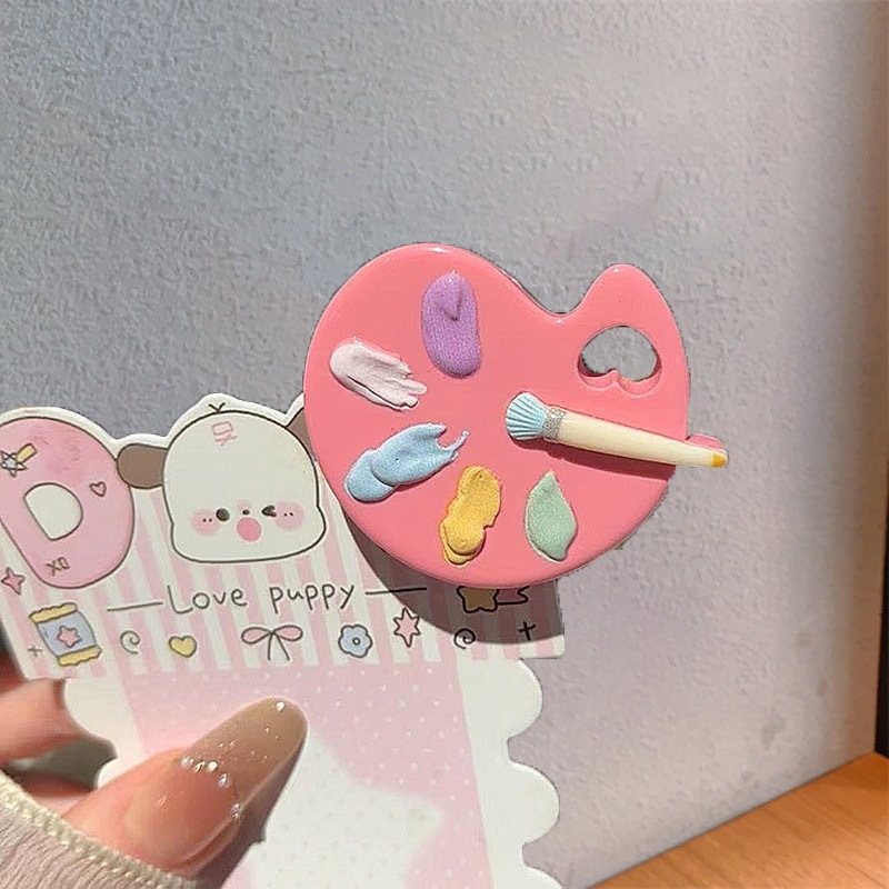 Klips do włosów w stylu palety – Women Accessories Drawing recenzja i cena