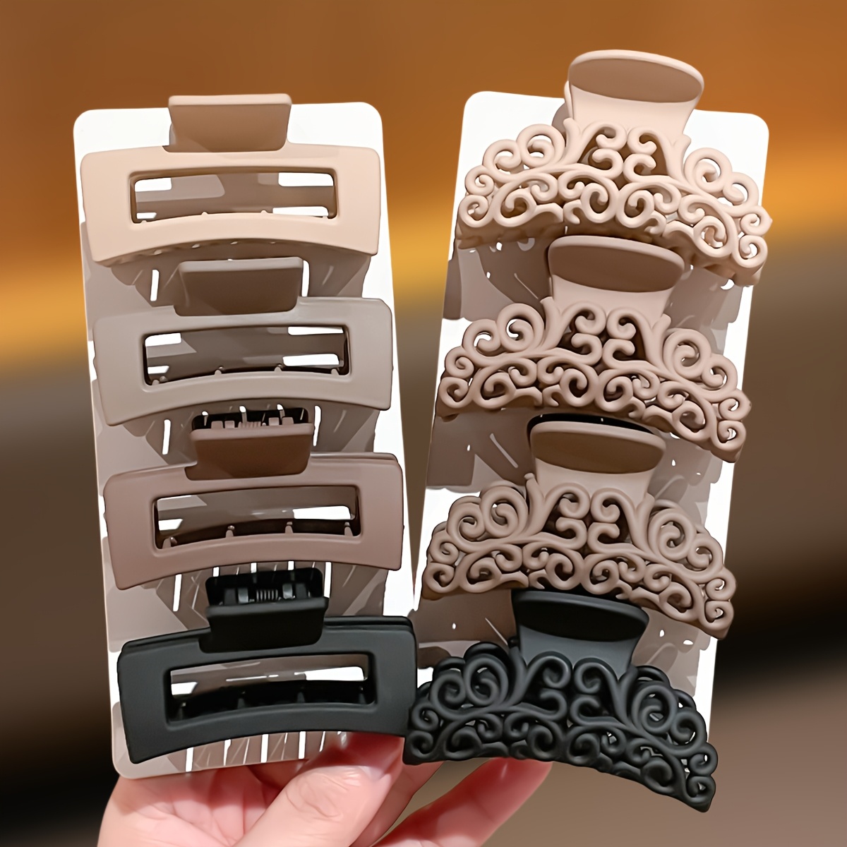 8 szt. damskich klipsów do wło – Hair Claw Clip Set recenzja i cena