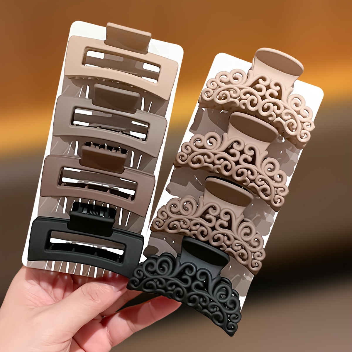 8 szt. damskich klipsów do wło – Hair Claw Clip Set recenzja i cena