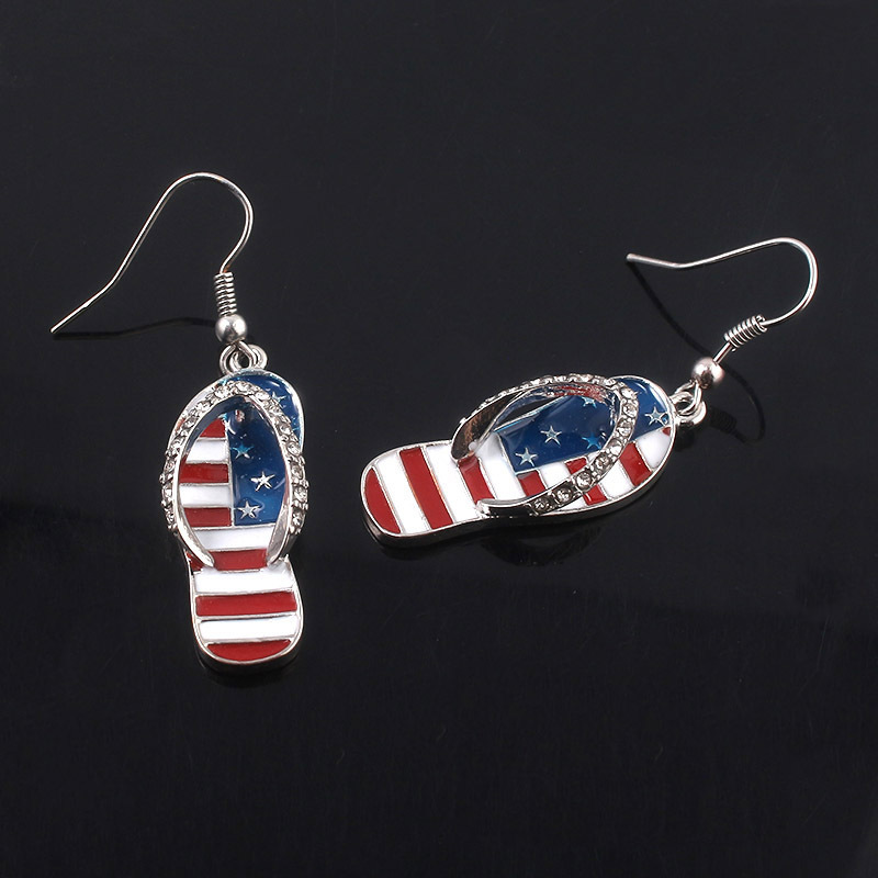 Kolczyki z flagą amerykańską U – Women Accessories Usa recenzja i cena