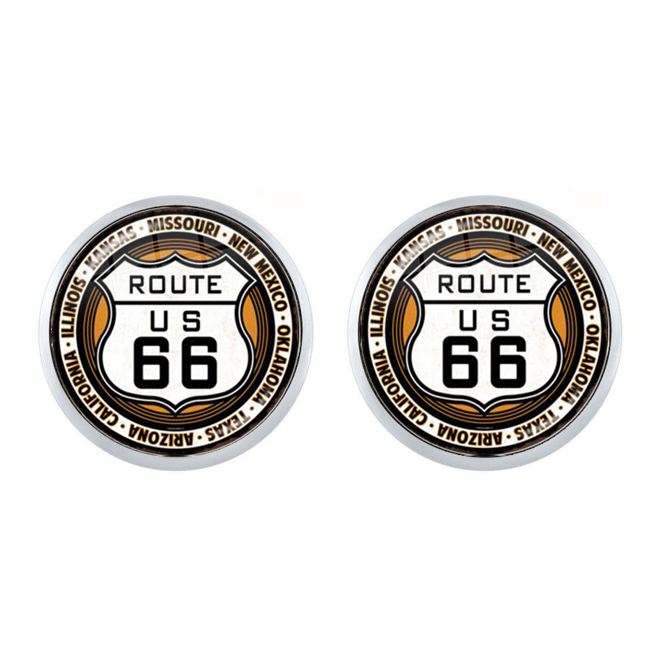 New Route US 66 kolczyki 12mm  – Women Accessories Usa recenzja i cena