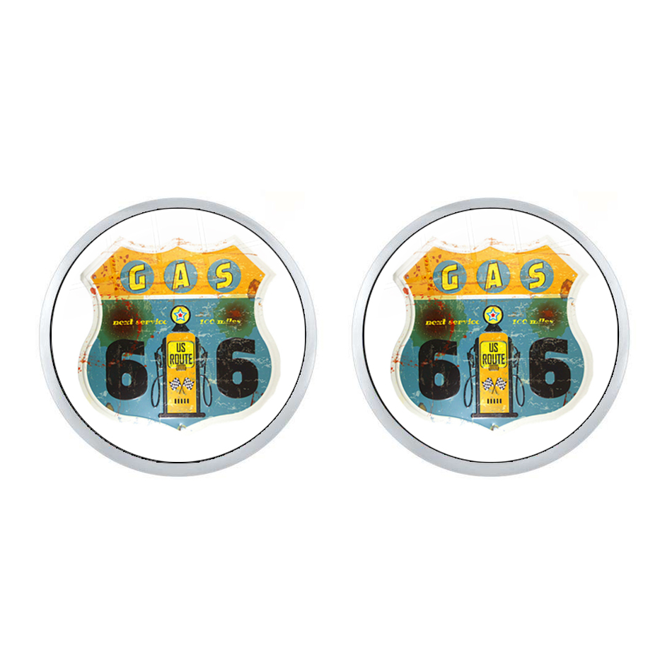 New Route US 66 kolczyki 12mm  – Women Accessories Usa recenzja i cena