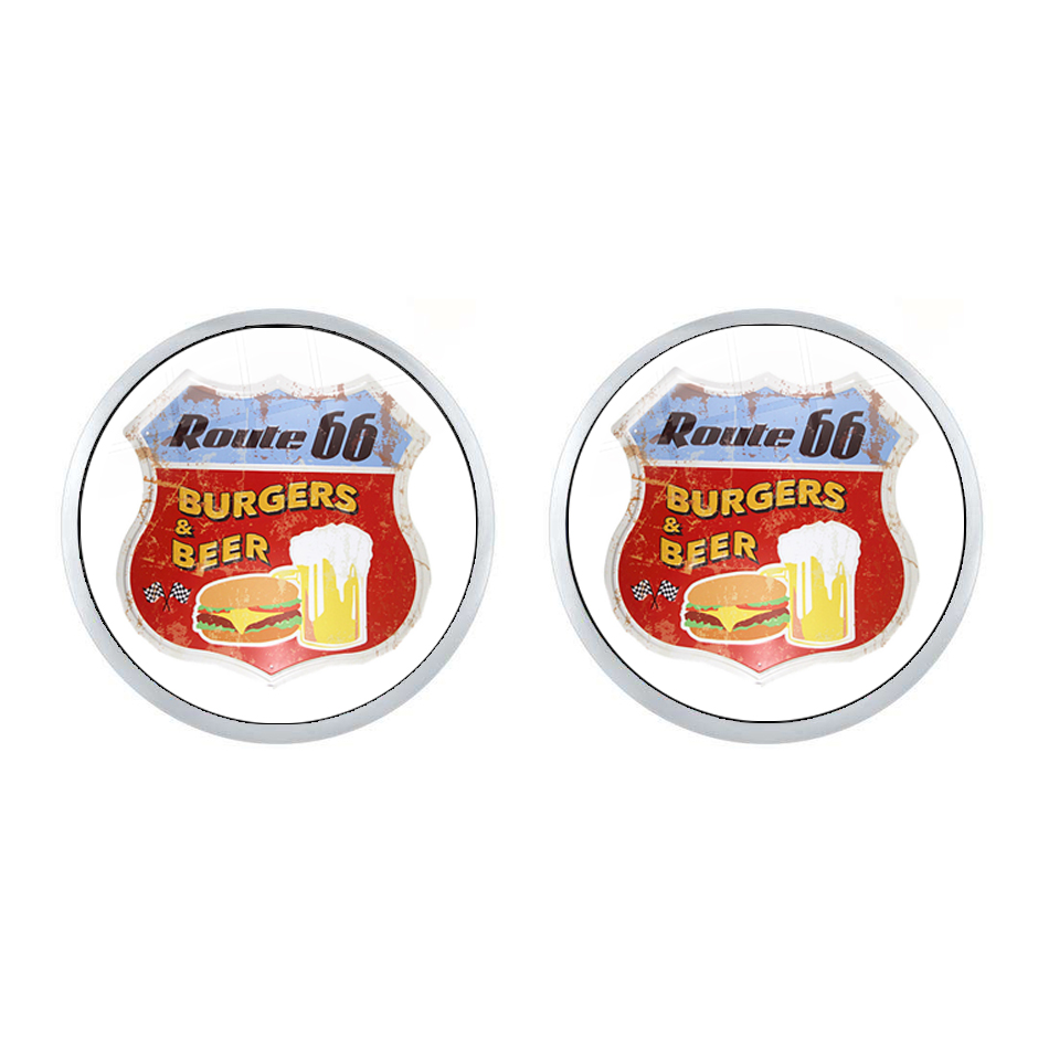 New Route US 66 kolczyki 12mm  – Women Accessories Usa recenzja i cena