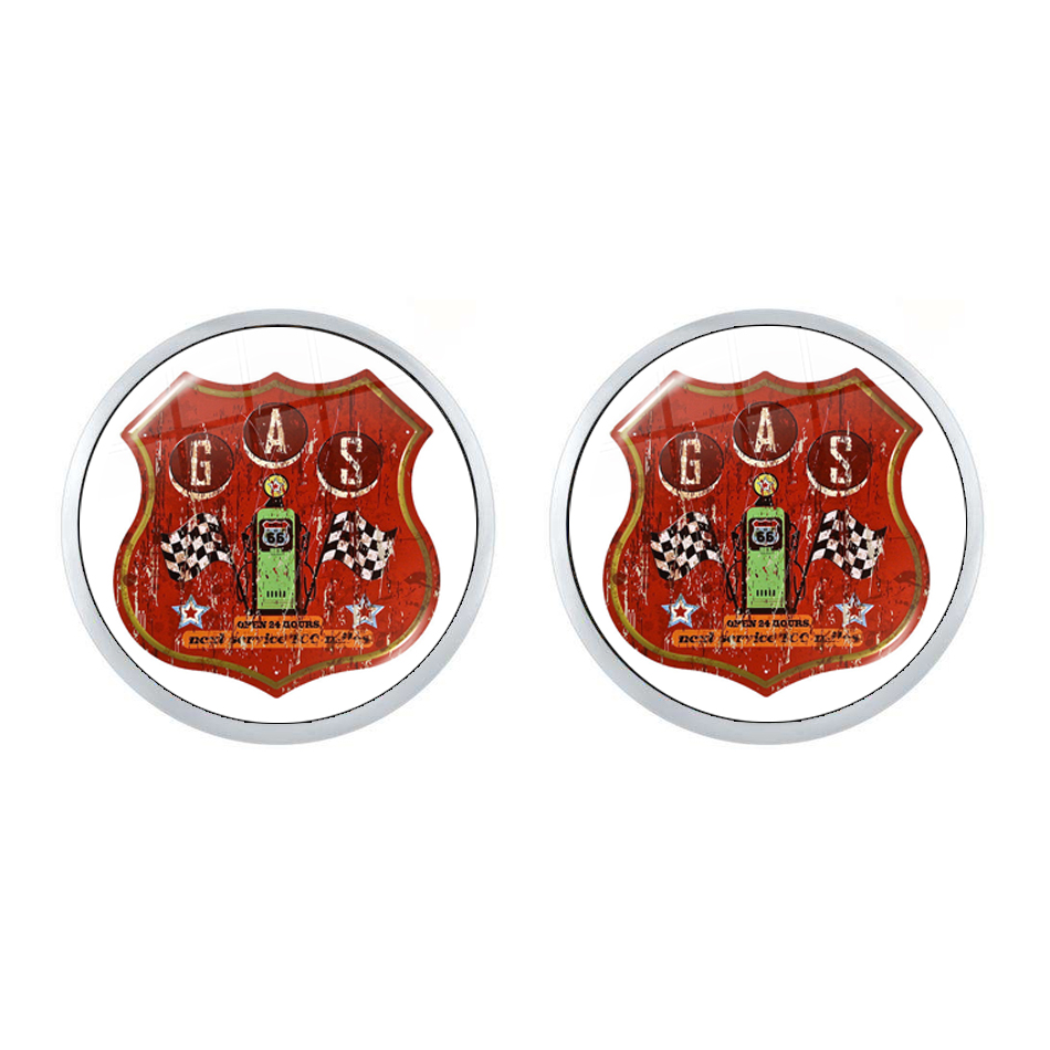 New Route US 66 kolczyki 12mm  – Women Accessories Usa recenzja i cena