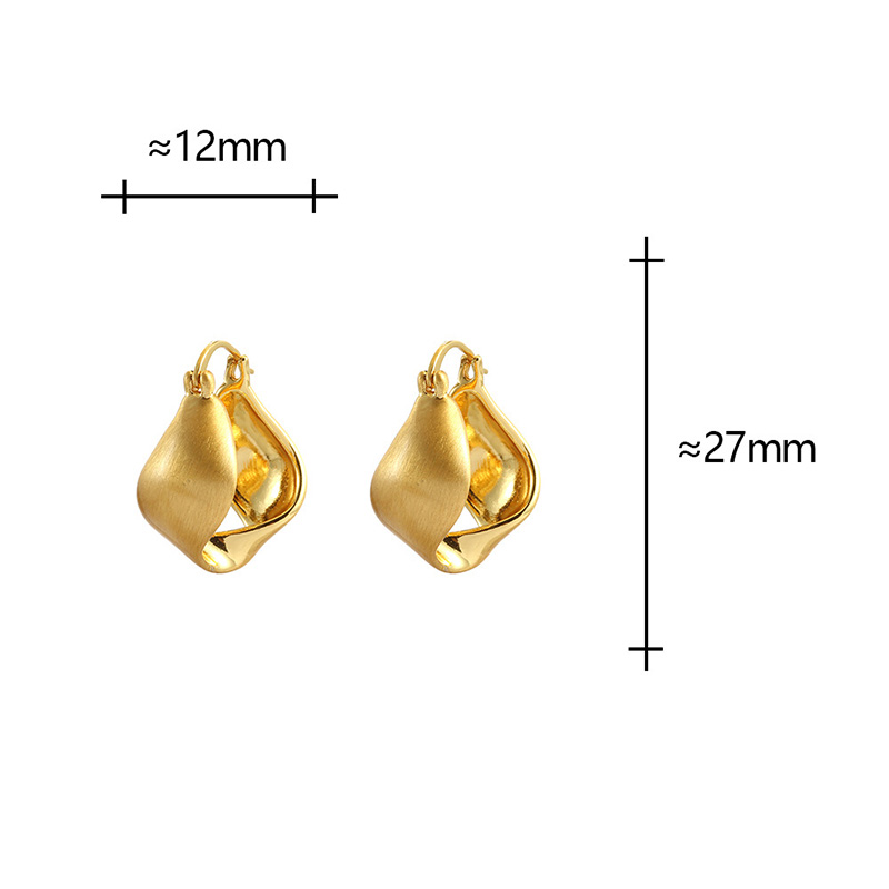 Srebrne kolczyki w kształcie l – Women Accessories Drawing recenzja i cena