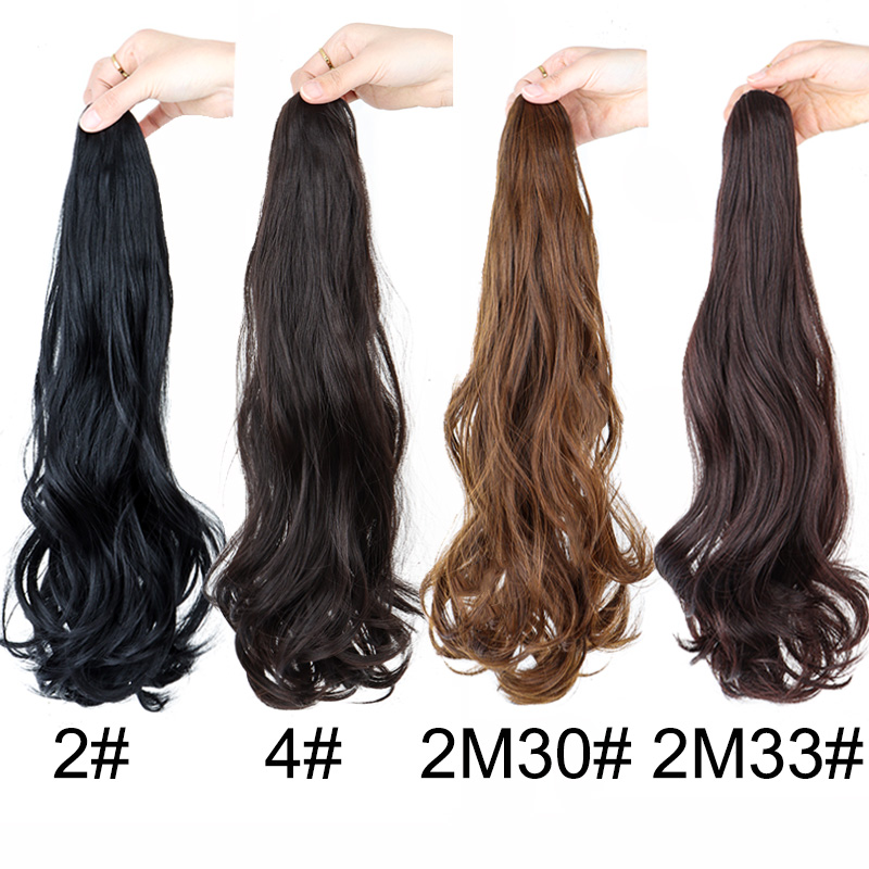 Syntetyczny długi kręcony docz – Hair Claw Clip Set recenzja i cena