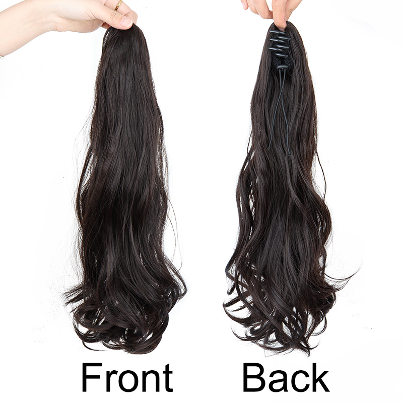 Syntetyczny długi kręcony docz – Hair Claw Clip Set recenzja i cena