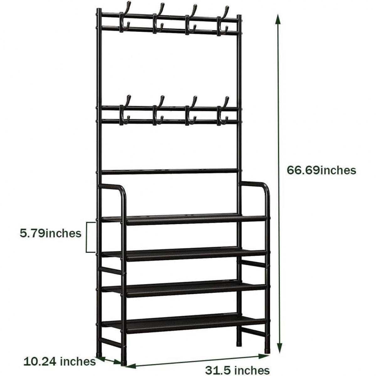 SUOERNUO Metalowy 4-poziomowy  – Women'S Accessories Rack Room Shoes recenzja i cena